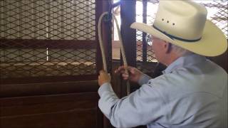 Dennis Moreland Tack How to Tie the Bowline Knot [upl. by Ynaitirb]