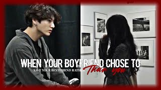 「 When your boyfriend chose to save your bestfriend rather than you 」⚘ Jungkook ff oneshot [upl. by Osber]