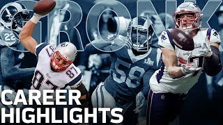 Rob Gronkowskis POWERFUL Career Highlights  NFL Legends [upl. by Max]