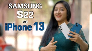 Samsung S22 Vs iPhone 13  COMPARISON [upl. by Robson]