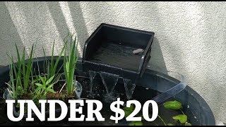 EASY DIY Waterfall feature [upl. by Ludwig135]