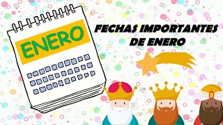 Fechas Importantes del mes de ENERO Profe Ángel [upl. by Harry51]