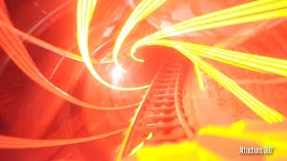 4K Disneyland Paris Space Mountain with Loops  LowLight Ridethrough [upl. by Oigile337]