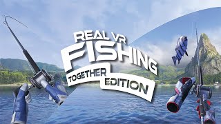 Real VR Fishing Together Edition Update  Oculus Quest [upl. by Nwahsak]