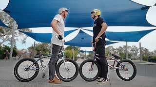 Ryan Williams vs Andrew Hutchison  Skatepark Game of BIKE [upl. by Halona]