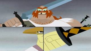 Samurai Jack  Scotsmans long insult both scenes [upl. by Carmon]