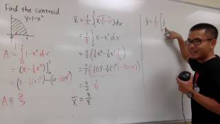 Find the centroid calculus 2 [upl. by Tebasile]