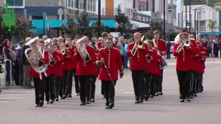 Parade of Bands New Zealand National Brass Band Championships 2016 [upl. by Yvehc]