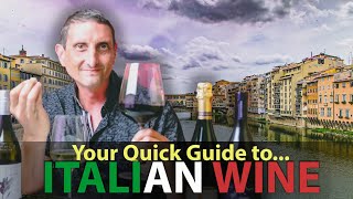 Quick Overview of Italian Red White amp Sparkling Wines [upl. by Laynad]