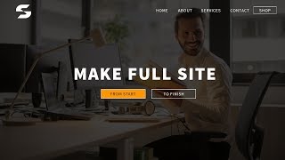 How To Make Website Using HTML CSS  Start To End  Step By Step Tutorial [upl. by Kass927]