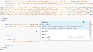 Bootstrap 4 4 Popover [upl. by Leela306]