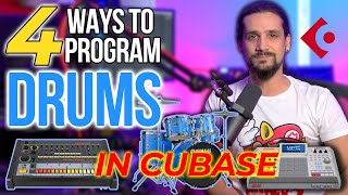 4 Ways To Program Drums In Cubase drumprogramming cubase [upl. by Aicined303]