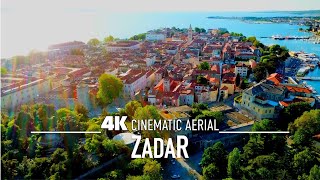 ZADAR 🇭🇷 Drone Aerial 4K  Croatia Hrvatska Dalmatia [upl. by Mcculloch]