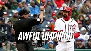 MLB  Awful Umpiring [upl. by Hokanson783]