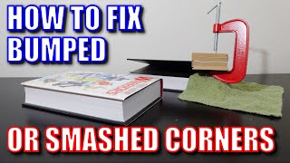 How to fix Bumped  Smashed Corners on an Omnibus or Hardcover Book [upl. by Parish]