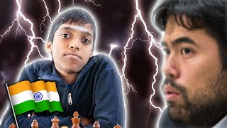 Praggnanandhaa the Indian Prodigy Catches Hikaru Off Guard [upl. by Rovaert]