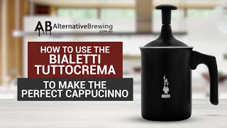 How to Use the Bialetti Tuttocrema Milk Frother [upl. by Ner146]