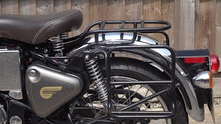 Royal Enfield Classic 500Genuine ROYAL ENFIELD luggage Touring RACK [upl. by Smeaj]