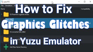 How to Fix Graphics Glitches in Yuzu Emulator [upl. by Ede]