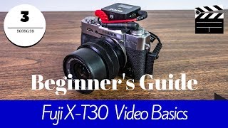 Fuji XT30 Basic Guide to Start Recording Video [upl. by Latsryk]