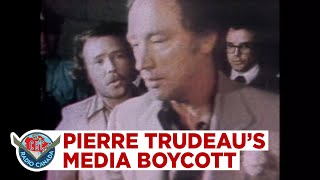 Pierre Trudeau and the media boycott 1983 [upl. by Aivato796]