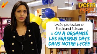 Lycées engagés – Les Erasmus Days au lycée Ferdinand Buisson à Ermont [upl. by Bernette]