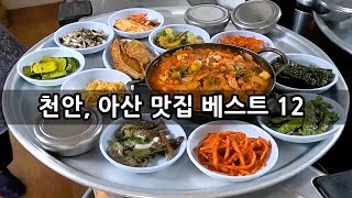 충남 천안 아산 맛집 베스트 12 맛있겠다 Yummy [upl. by Renrut293]