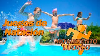 Juegos recreativos de iniciación a la natación para niños [upl. by Downing]