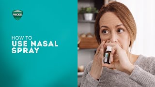 How to Use a Nasal Spray  Vicks Sinex [upl. by Ynnohj644]