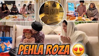 Pehla Roza Alhamdulillah  Sehri Se Iftar Tak  Decor ka Saman Tod Diya  Ramadan vlog [upl. by Ollayos737]