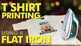 How to Print your Photo on T shirt at Home using a Flat Iron [upl. by Areikahs]