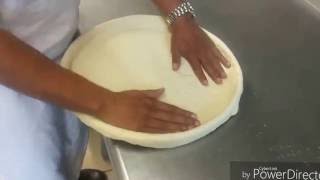 Making a stuffed crust pizza [upl. by Omissam813]