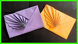 ⩥ Cómo hacer un SOBRE de papel FÁCIL y ELEGANTE  Origami PASO A PASO [upl. by Bergeman137]