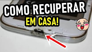 Seu CELULAR não CARREGA Como recuperar a entrada do carregador do seu celular SIMPLES [upl. by Safoelc]