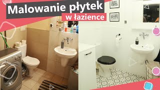 Malowanie płytek w łazience krok po kroku  Twoje DIY 93 [upl. by Roshan]