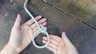 How to Tie a Bowline amp Running Bowline [upl. by Enelyam]