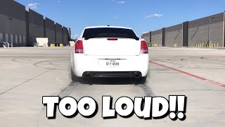 2013 Chrysler 300 SRT8 SLP Loudmouth Exhaust  Start Rev Launch Control Burnout [upl. by Luap]