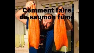 Faire son saumon fumé au Barbecue [upl. by Ferris]