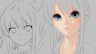 Part 1 How to Paint a Realistic Anime Face [upl. by Gad]