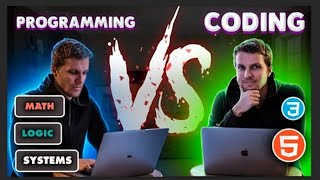 Programming vs Coding  Whats the difference [upl. by Kali]