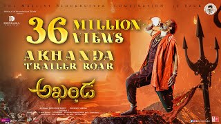 Akhanda Trailer Roar  Nandamuri Balakrishna  Boyapati Srinu  Thaman S  Dwaraka Creations [upl. by Asilav164]