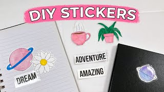 How To Make Your Own Stickers with Tape amp Sticker Paper [upl. by Henig]