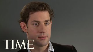 TIME Magazine Interviews John Krasinski [upl. by Haleemak]