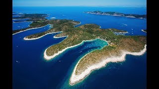 Croatias Dalmatian Coast  Near Zadar  Drone Video [upl. by Uno]