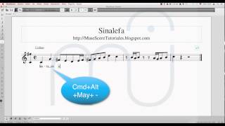 MuseScore 2 Sinalefa método 2 [upl. by Ahsirk649]