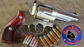 Shooting the Ruger Redhawk 45 ACP45 Colt DoubleAction Revolver  Gunblastcom [upl. by Liuqnoj]