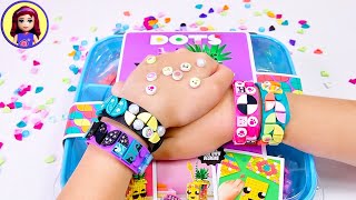 Lego DOTS Wrist Bands  DIY your own design to wear [upl. by Shelia]