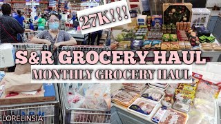 27K SampR Grocery Haul for November  Monthly Grocery Haul  Lorelin Sia [upl. by Troy]