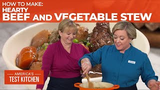 How to Make the Best Hearty Beef and Vegetable Stew [upl. by Kcirdnek]