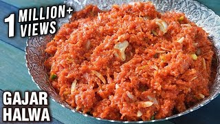 Gajar Ka Halwa Recipe  Homemade Carrot Halwa  Indian Dessert Recipe  Smita [upl. by Ellennej]